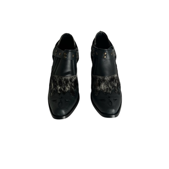 Agave Sky Gigi Genuine Leather Cowhide Bootie - Picture 10 of 14